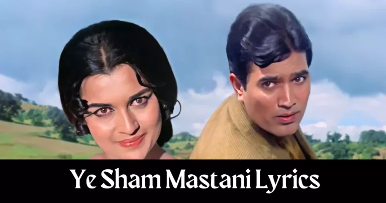 Ye Sham Mastani Lyrics in Hindi pdf